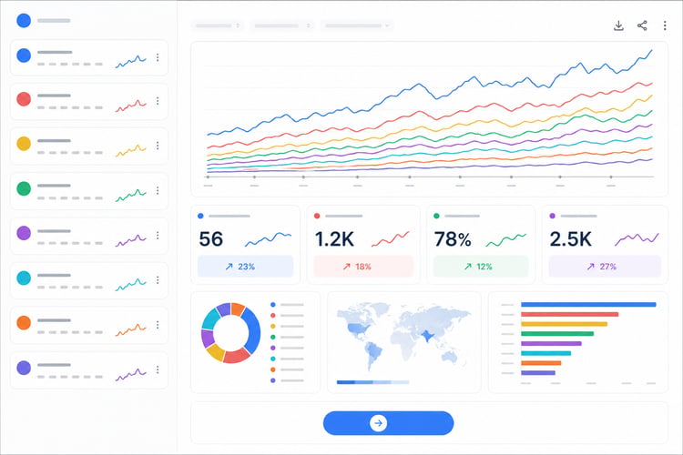 Google Trends amplía sus límites: ahora permite comparar hasta 400 términos de búsqueda