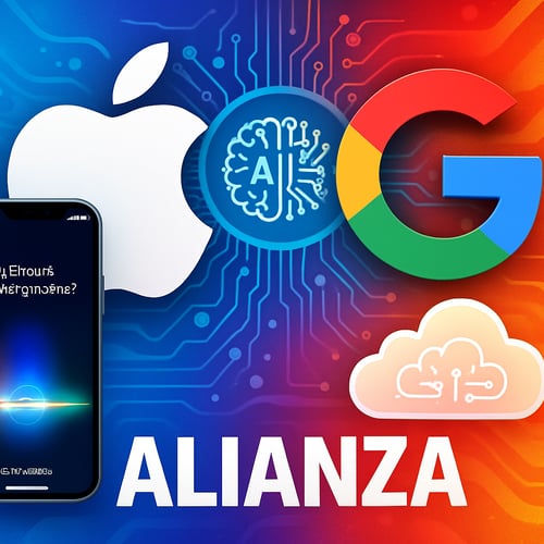 Apple y Google anuncian alianza histórica: los modelos Gemini impulsarán la próxima generación de Siri