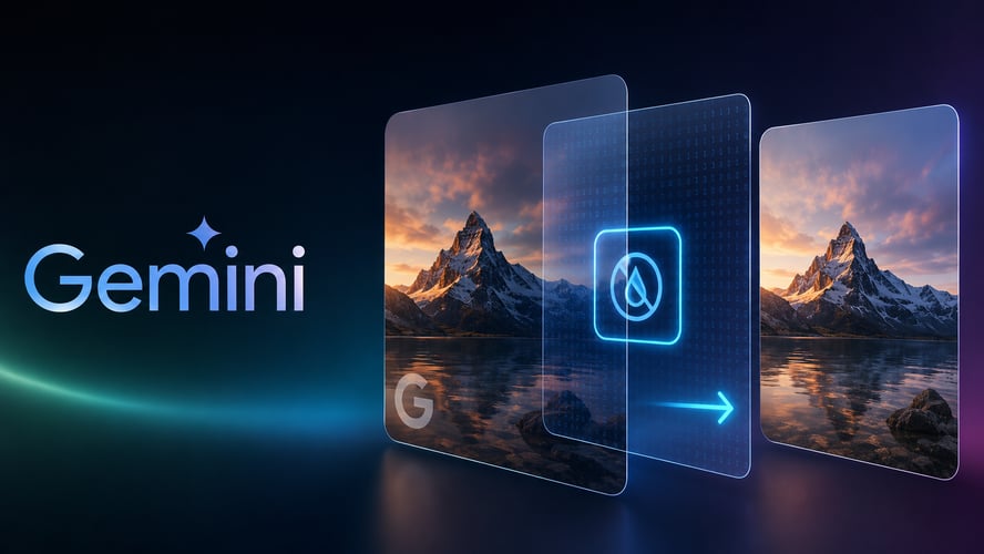 Google Gemini permite quitar las marcas de agua visibles de sus contenidos con IA