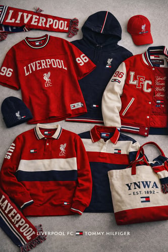 Liverpool y Tommy Hilfiger sellan una alianza global que cruza fútbol, moda y cultura