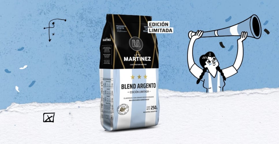 Café Martínez se sube al mundial con una ingeniosa campaña de marketing deportivo